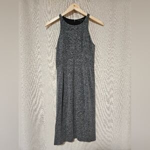 BANANA REPUBLIC Grey Heathered Racerback Pencil Dress